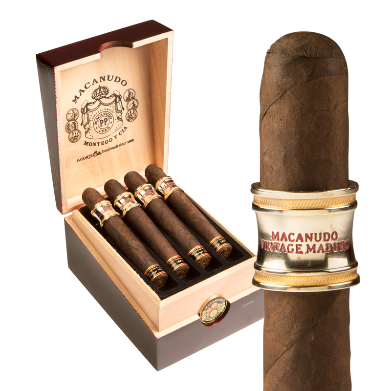 Macanudo Vintage Maduro 1997 Toro Medium Flavored Cigars Boston's Cigar Shop