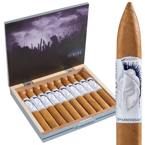 Man O' War Virtue 10th Anniversary Torpedo Mild Flavor Cigar Boston's Cigar Shop
