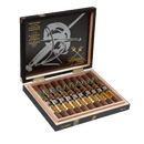 Montecristo Espada Oscuro Robusto Extra full flavored cigar in a dark wrapper beside its box