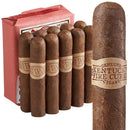 Kentucky Fire Cured Sweets Fat Molly cigar by MUWAT, sweet-flavored cigar with rich tobacco tones, displayed in a retail setting.