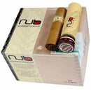Oliva Nub 460 Connecticut Tubo medium flavor cigar, displayed in protective tube, with detailed branding and packaging visible.
