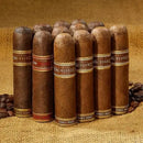 Nub Cafe 12-Cigar Sampler featuring a variety of premium cigars from Boston's Cigar Shop, displayed in a curated assortment.