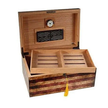 Load image into Gallery viewer, Old Glory 50 Cigar Humidor - Bosstyles Boston's Cigar ShopOld Glory 50 Cigar Humidor
