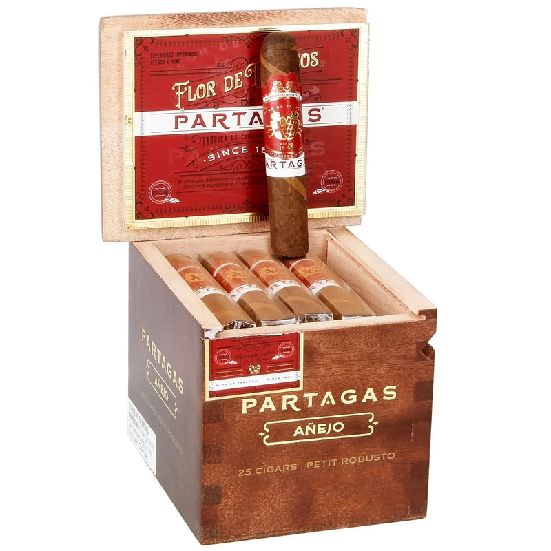 Partagas Anejo Short Robusto Petite Robusto Medium Flavored Cigars Boston's Cigar Shop