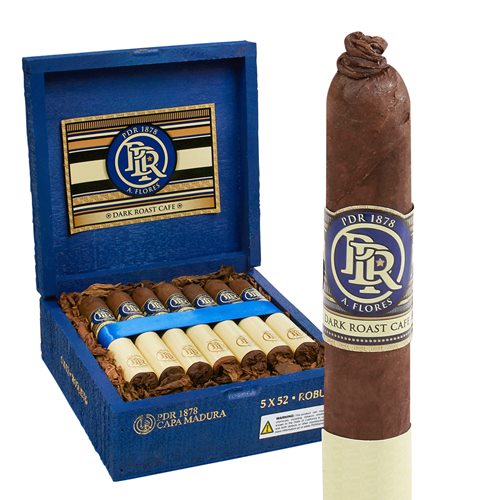 PDR 1878 Roast Cafe Dark (Maduro) Corona Coffee infused Boston's Cigar Shop