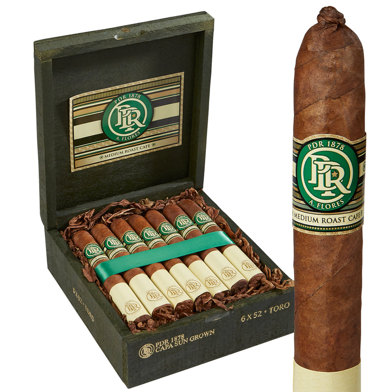 PDR 1878 Roast Cafe Medium (Sun Grown) Corona Sweet Flavored Cigar Boston's Cigar Shop