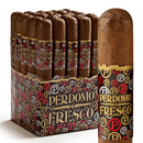 Coffee-infused Perdomo Fresco Toro Maduro cigar with dark wrapper and detailed band, showcasing rich, smooth cigar craftsmanship.