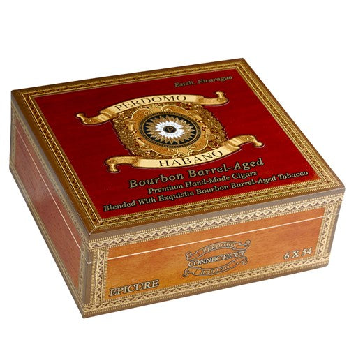 Perdomo Habano Bourbon Barrel-Aged Connecticut Torpedo Mild Flavor Cigar Boston's Cigar Shop