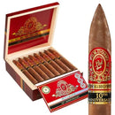 Box-pressed Perdomo Reserve 10th Anniversary Sun Grown Torpedo cigar with sweet flavor, showcasing its rich wrapper and detailed cigar band.