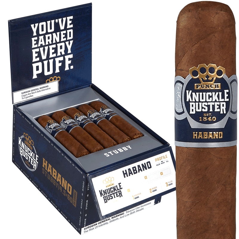 Punch Knuckle Buster Maduro Stubby Medium Flavored Cigars Boston's Cigar Shop