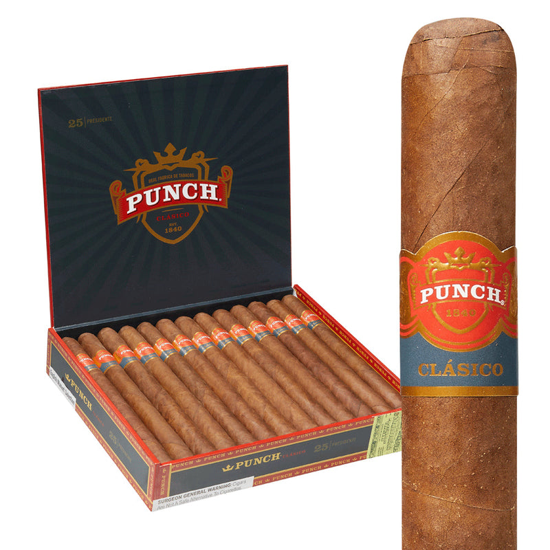 Punch Presidente Medium Flavored Cigars Boston's Cigar Shop