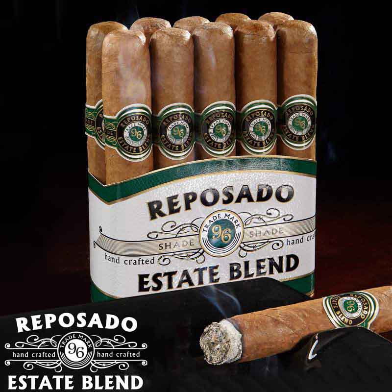 Reposado '96 Estate Blend Habano Robusto Medium Flavor Cigar Boston's Cigar Shop