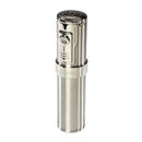 Gun metal Rocky Patel Diplomat II cigar lighter with five torch flames, sleek design for premium cigar lighting.