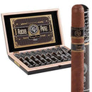 Coffee-infused Rocky Patel Vintage 1992 Toro Tubos cigar displayed in a box with branding details.
