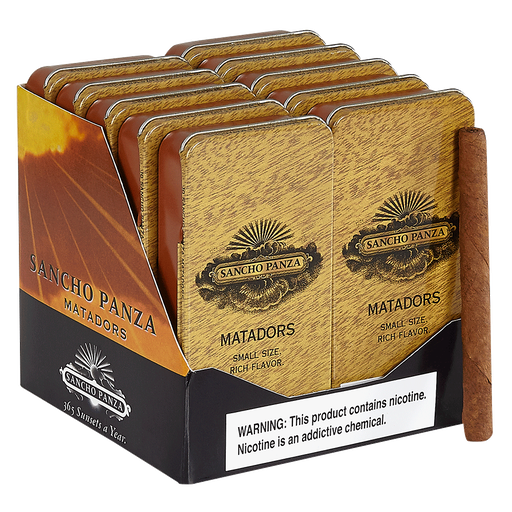 Sancho Panza Matador Cigarillos Medium Flavored Cigars Boston's Cigar Shop