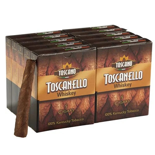 Toscanello Whiskey Cigarilo Medium Flavored Cigars Boston's Cigar Shop