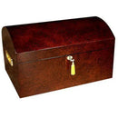 Treasure Dome cigar humidor by Boston's Cigar Shop, sleek wood finish with glass dome for storing premium cigars.