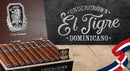Undercrown El Tigre Dominicano Robusto cigar by Drew Estate, medium-flavored cigar with dark wrapper and detailed band.