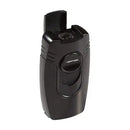 Black Vertigo Big Buddha table lighter, a stylish cigar lighter with a sleek design, perfect for cigar enthusiasts.