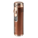 Vertigo Eloquence Quad Lighter Brown Cigar Lighter Boston's Cigar Shop