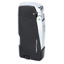 Load image into Gallery viewer, Vertigo Razor Lighter Black &amp; Chrome - Bosstyles Boston's Cigar ShopVertigo Razor Lighter Black &amp; Chrome
