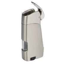 Load image into Gallery viewer, Vertigo Razor Lighter Brushed Gun Metal - Bosstyles Boston's Cigar ShopVertigo Razor Lighter Brushed Gun Metal
