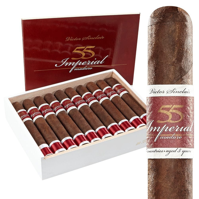 Victor Sinclair Serie '55' Imperial Maduro Toro Medium Flavored Cigars Boston's Cigar Shop