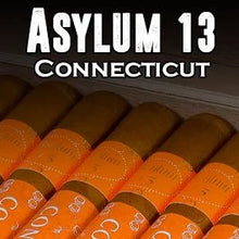 Load image into Gallery viewer, Asylum 13 Connecticut is handcrafted in Honduras and features a silky, golden Ecuadorian Connecticut wrapper.
