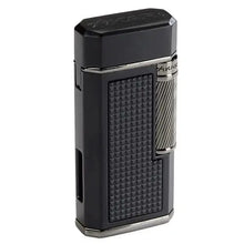 Load image into Gallery viewer, Black Xikar Ardore cigar lighter with sleek design and ignition button, perfect for lighting premium cigars.
