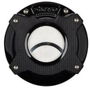 Black Xikar Enso cigar cutter with sleek design, perfect for clean, precise cuts of premium cigars.