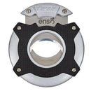 Silver Xikar Enso cigar cutter with sleek design, featuring sharp blades and ergonomic grip for precise cutting.