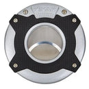 Silver Xikar Enso cigar cutter from Boston's Cigar Shop, featuring a sleek, premium design with sharp blades for clean cuts.