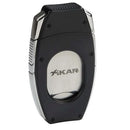 Xikar Flip Dual Cutter Black Cigar Cutter Boston's Cigar Shop