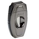 Xikar Flip Dual Cutter Gun Metal Cigar Cutter Boston's Cigar Shop