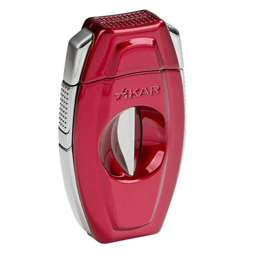 Xikar Flip Dual Cutter Red Cigar Cutter Boston's Cigar Shop