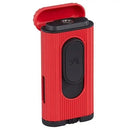 Xikar Hedron Lighter Black Red - Bosstyles Boston's Cigar ShopXikar Hedron Lighter Black Red