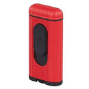 Xikar Hedron Lighter Black Red - Bosstyles Boston's Cigar ShopXikar Hedron Lighter Black Red