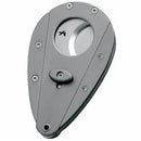 Titanium Xikar Xi1 cigar cutter with sharp blades and ergonomic design, ideal for precise cigar cuts.