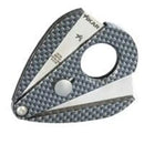 Xikar Xi2 cigar cutter with carbon fiber body and stainless steel blades for precise cutting of premium cigars.