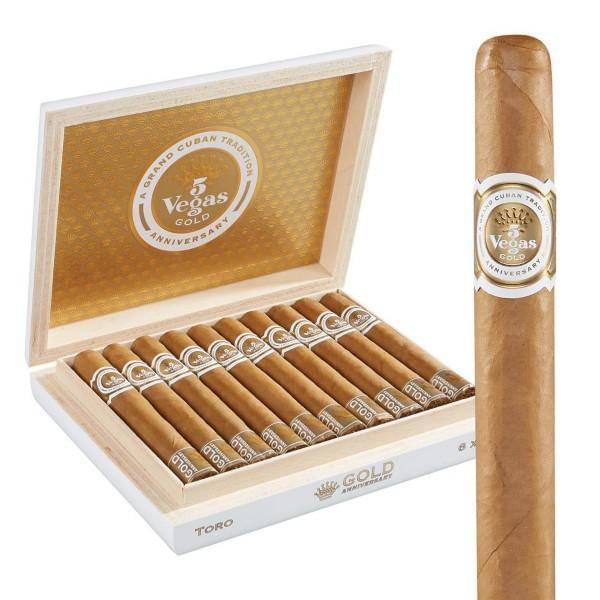 5 Vegas Gold Anniversary Robusto Mild Flavor Cigar Boston's Cigar Shop