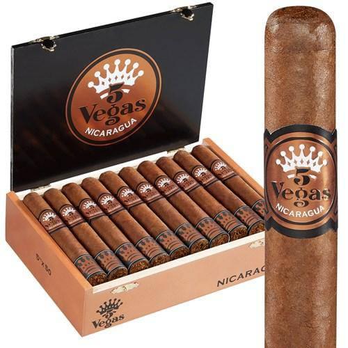 5 Vegas Nicaragua Churchill Medium Flavored Cigars Boston's Cigar Shop