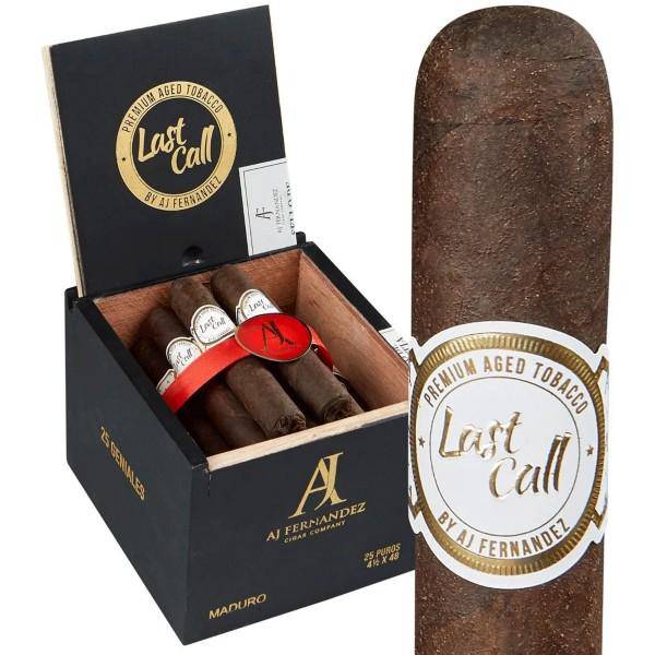 AJ Fernandez Chiquitas Last Call Maduro Flaquitas Lonsdale Full Flavored Cigars Boston's Cigar Shop