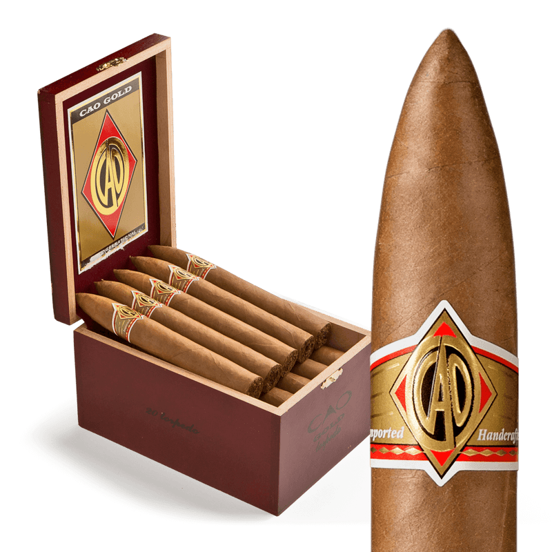CAO Gold Torpedo Mild Flavor Cigar Boston's Cigar Shop