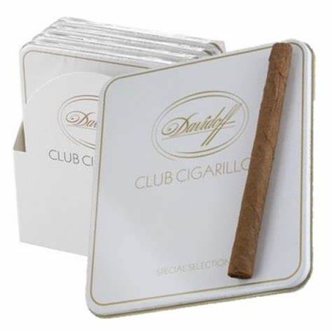 Davidoff Cigarillos Club Cigarillos Medium Flavored Cigars Boston's Cigar Shop