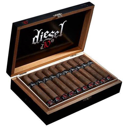 Diesel 10th Anniversary d.4552 Short Robusto Coffee Infused Boston's Cigar Shop