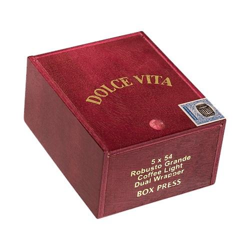 Dolce Vita Cafe Coffee Barberpole Edition Robusto Grande Box-Press Coffee Infused Boston's Cigar Shop
