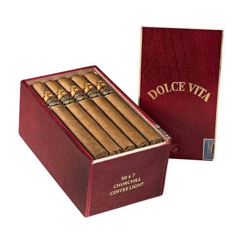 Dolce Vita Cafe Coffee Light Edition Churchill Domestic Cigars Boston's Cigar Shop