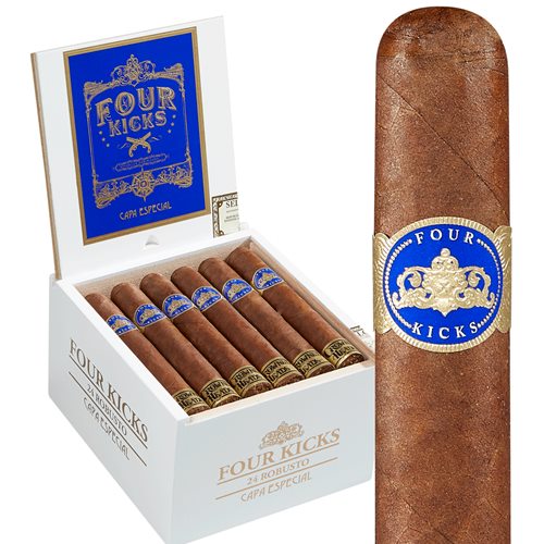 Four Kicks Capa Especial Robusto Medium Flavored Cigars Boston's Cigar Shop