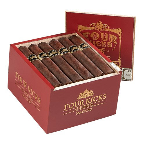 Four Kicks Maduro Robusto Extra Full Flavored Cigars Boston's Cigar Shop