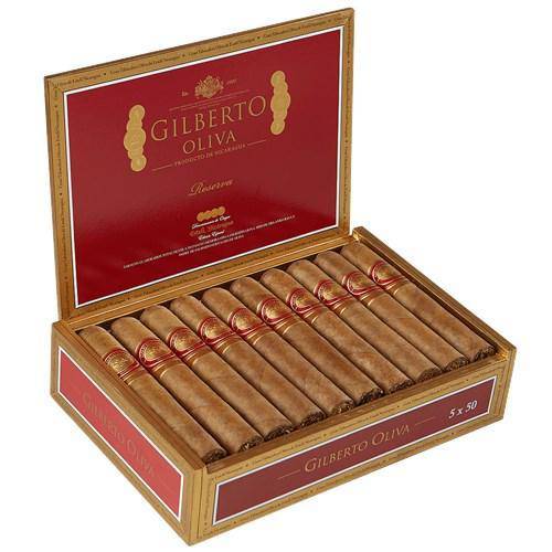 Gilberto Oliva Reserva 750 Churchill Medium Flavored Cigars Boston's Cigar Shop